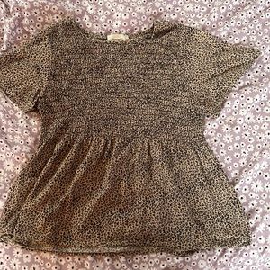 Cheetah Print Top